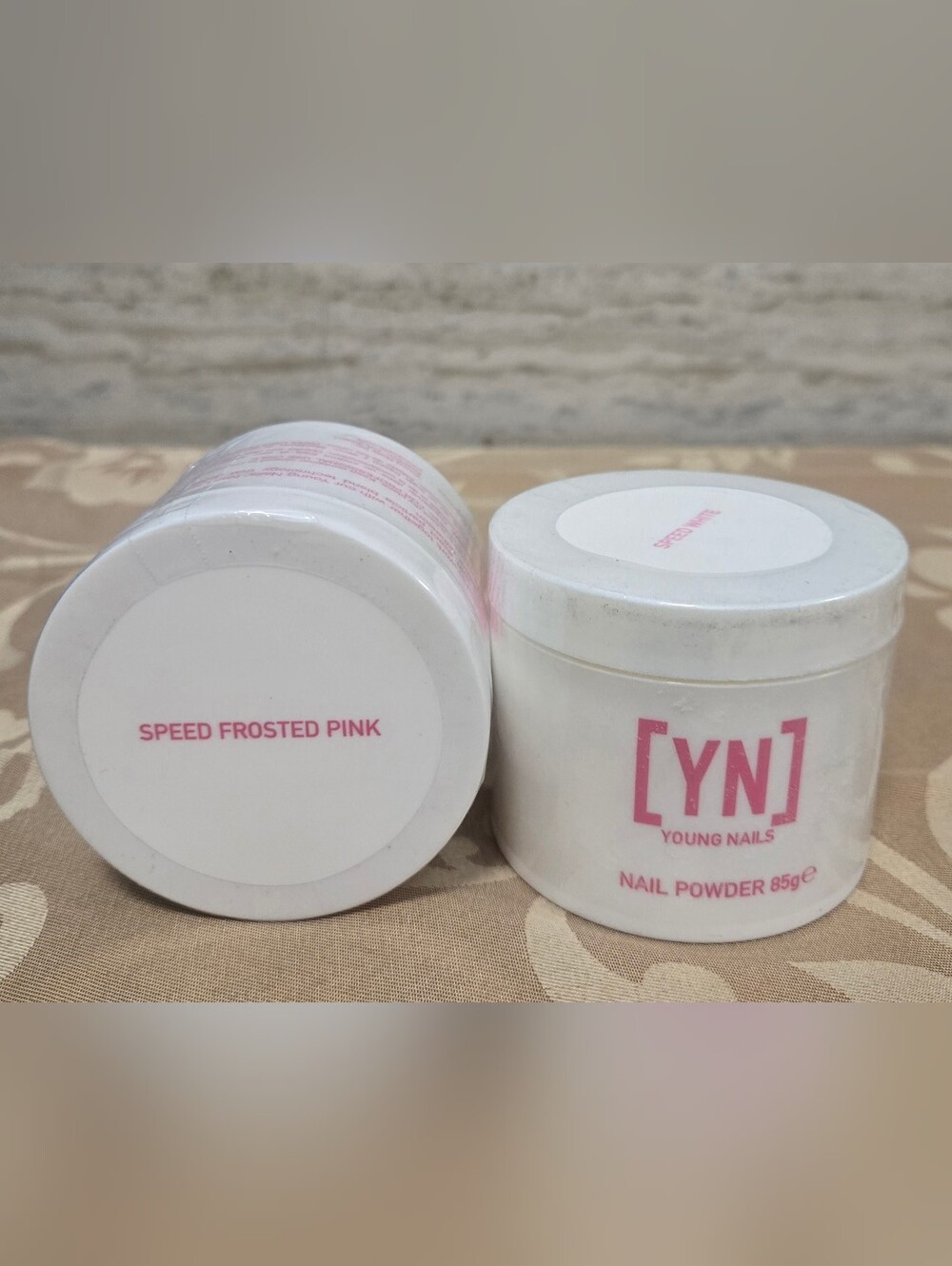 Young Nails - Speed Frost Pink Acrylic Nail Powder, Semi-Opaque Light Milky Pink